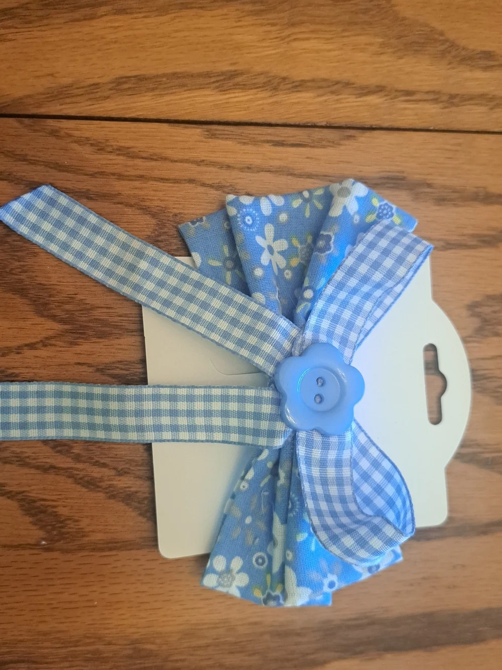Set Of 5Girls Floral & Gingham Brandnew Hair Bows